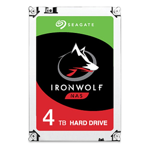 [SEAGATE] IRONWOLF HDD 4TB ST4000VN008 (3.5HDD/ SATA3/ 5900rpm/ 64MB/ PMR) 나스용