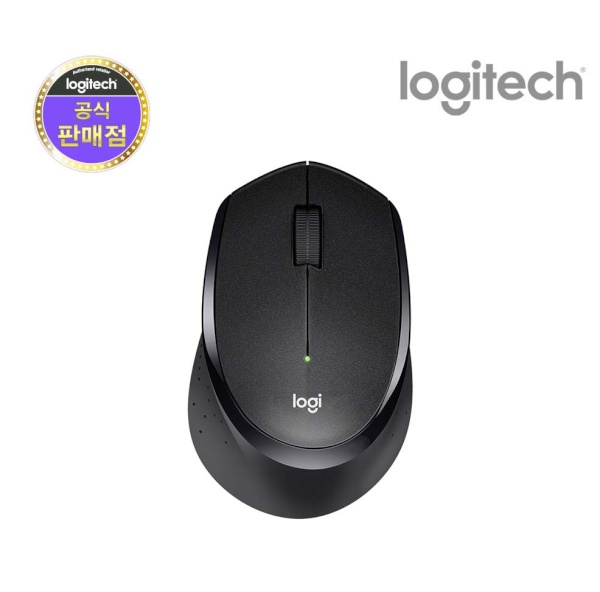 [로지텍] 무선 광마우스, M331 무소음 [로지텍코리아정품] [블랙]