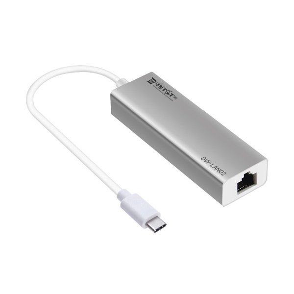 [대원TMT] 대원티엠티 DW-LAN02 (유선랜카드/USB2.0 C타입/100Mbps)