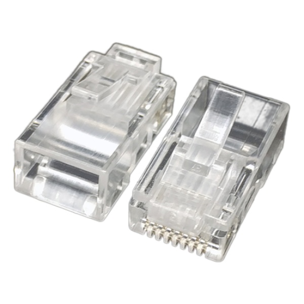 [대원TMT] 대원티엠티 RJ45 커넥터, CAT.6 UTP [투명/100개] [DW-RJC6N] 
