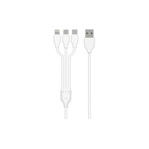 [엑토] USB-38 3in1 멀티 충전 케이블 (1.1m)