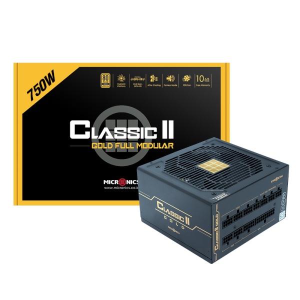🥇 본사직송 / 최저가 🥇 [마이크로닉스] Classic II (클래식) 750W 80PLUS GOLD 230V EU 풀모듈러 (ATX/750W)