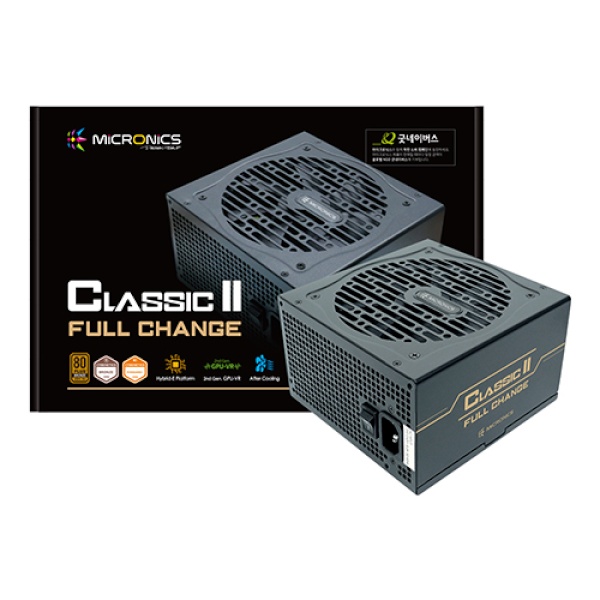⚡슈퍼 세일⚡5개 단위⚡[마이크로닉스] Classic II(클래식) 풀체인지 500W 80PLUS BRONZE 230V EU ▶80+ 브론즈 인증◀